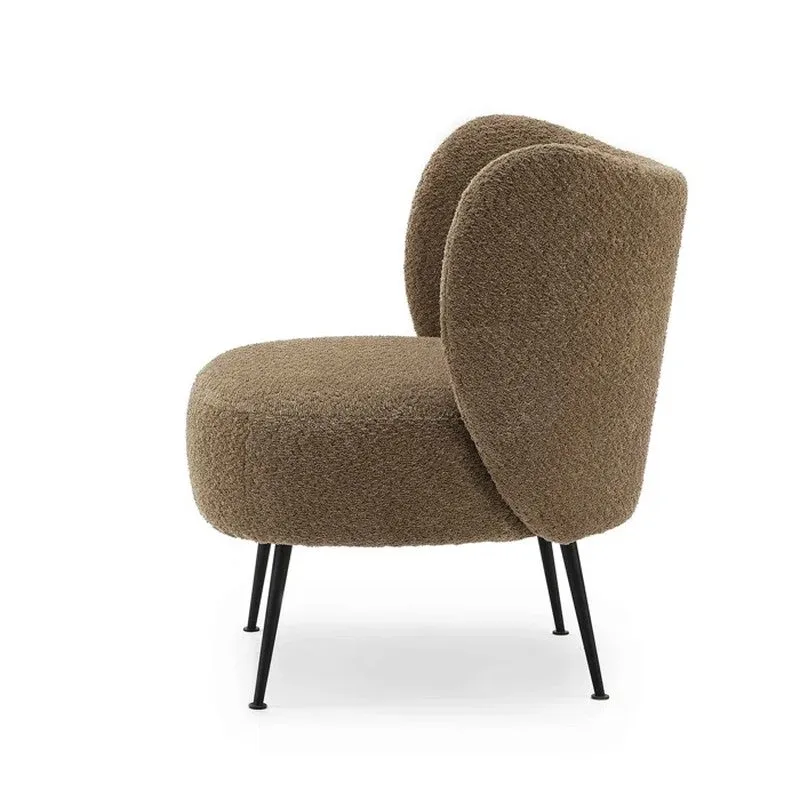 Modvyn Neem Wood Accent Chair - Light Brown media 6