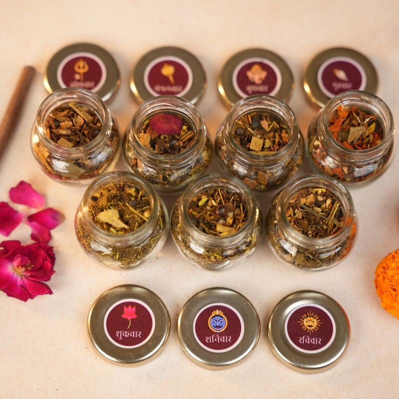 Aaradhya Pooja Essentials - Nine Piece Set media 4