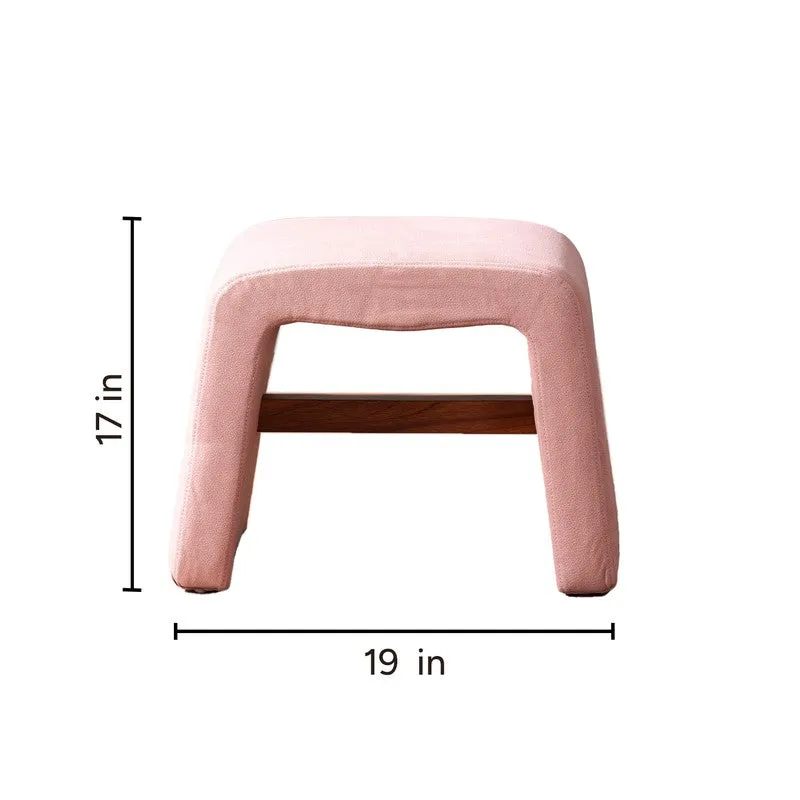Hearth Fabric Stools (Pink) - Set of Two media 8