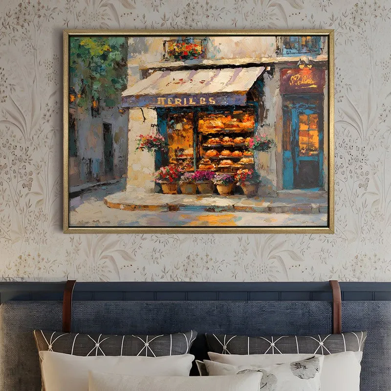 Blossom Corner Canvas Wall Painting With Frame media 5