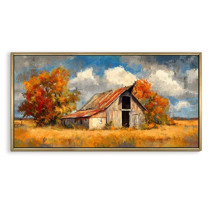 Prairie Edge Canvas Wall Painting With Frame media 3
