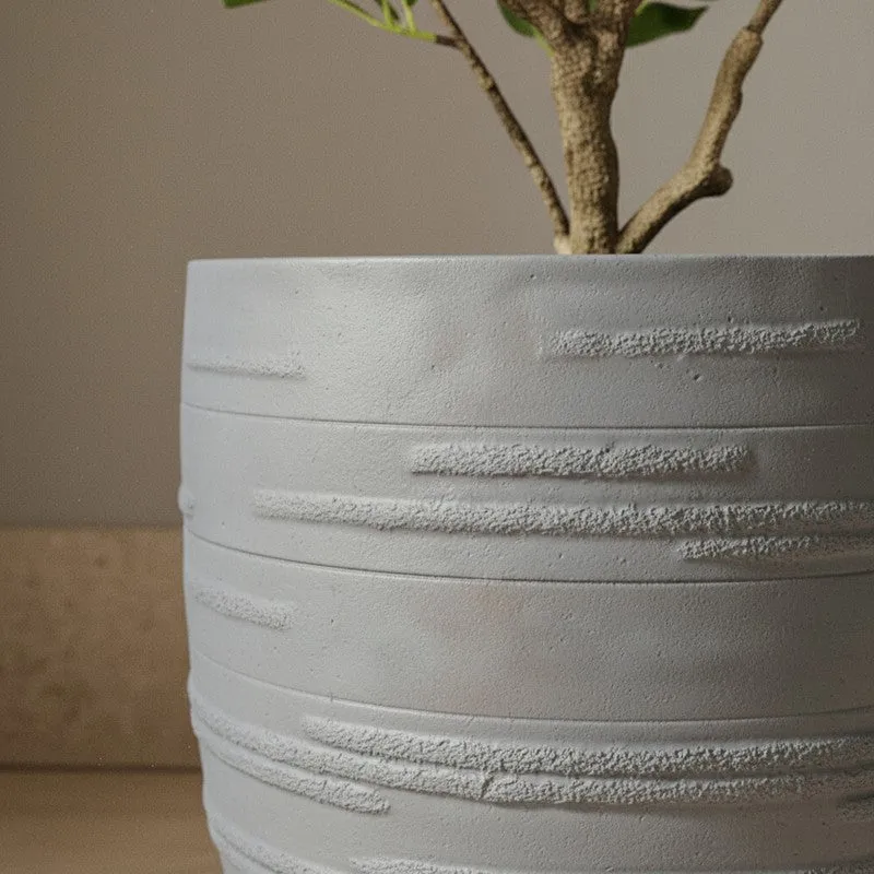 Calmora Floor Planter - Grey media 7