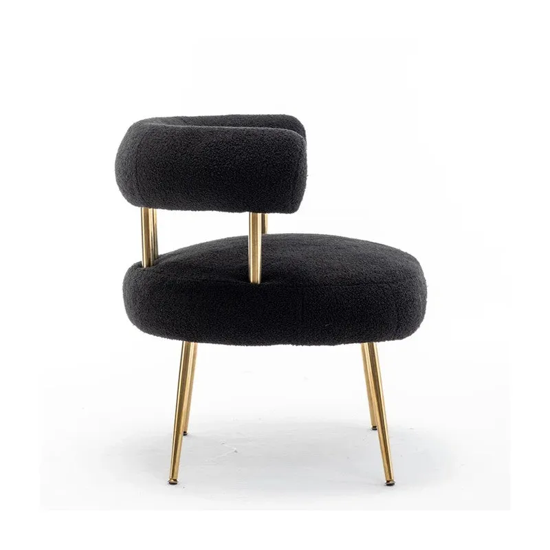 Calyra Neem Wood Accent Chair - Black media 5