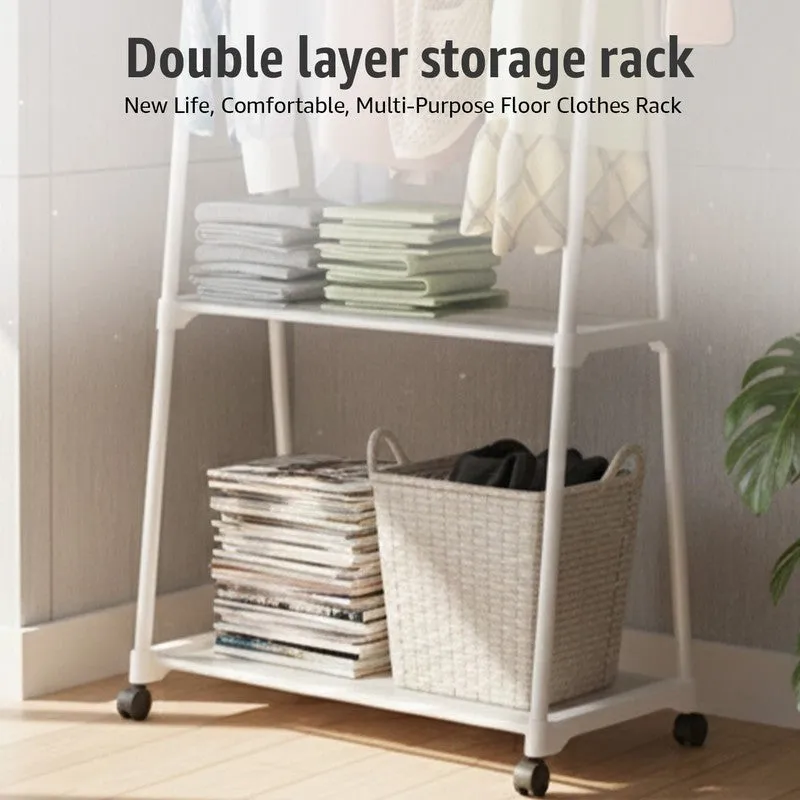 Laxis LeanLine White Metal Cloth Hanger media 7