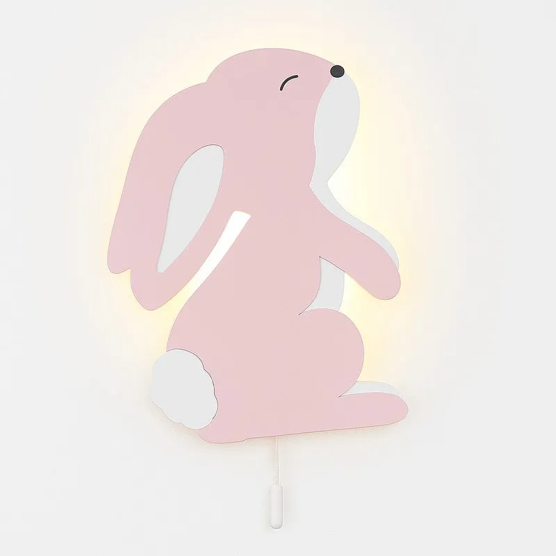 Bunny Moonlight Battery Operated MDF Wall Lamp media 3