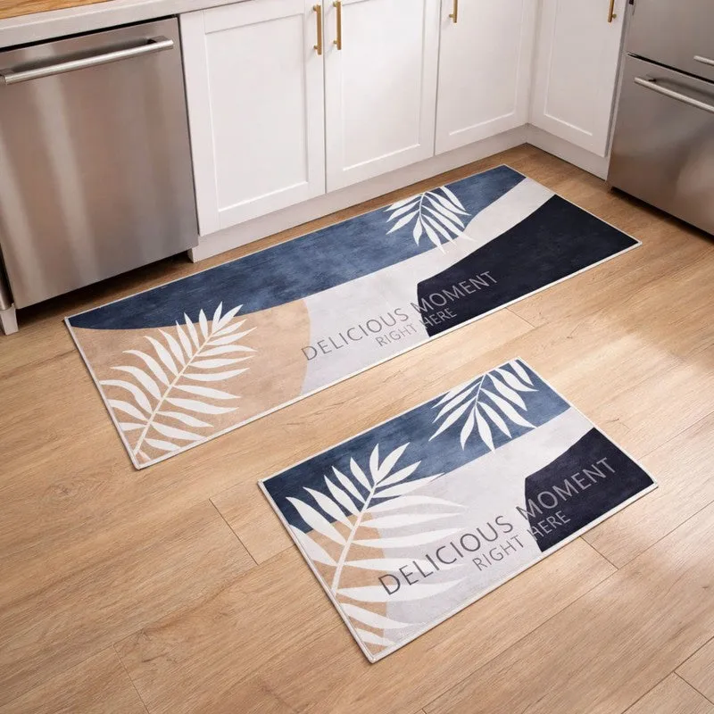 Grip Nest Glace Cotton/Microfiber Kitchen Mats - Set of Two media 6