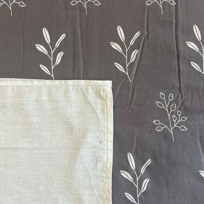 Dreamnest Floral Cotton Comforter (Grey) - 300 GSM media 4
