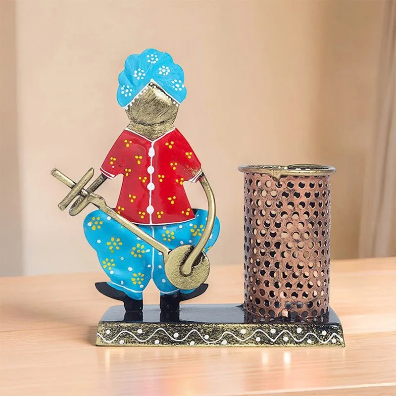Musician Muse Handpainted Stationary Holder media 1