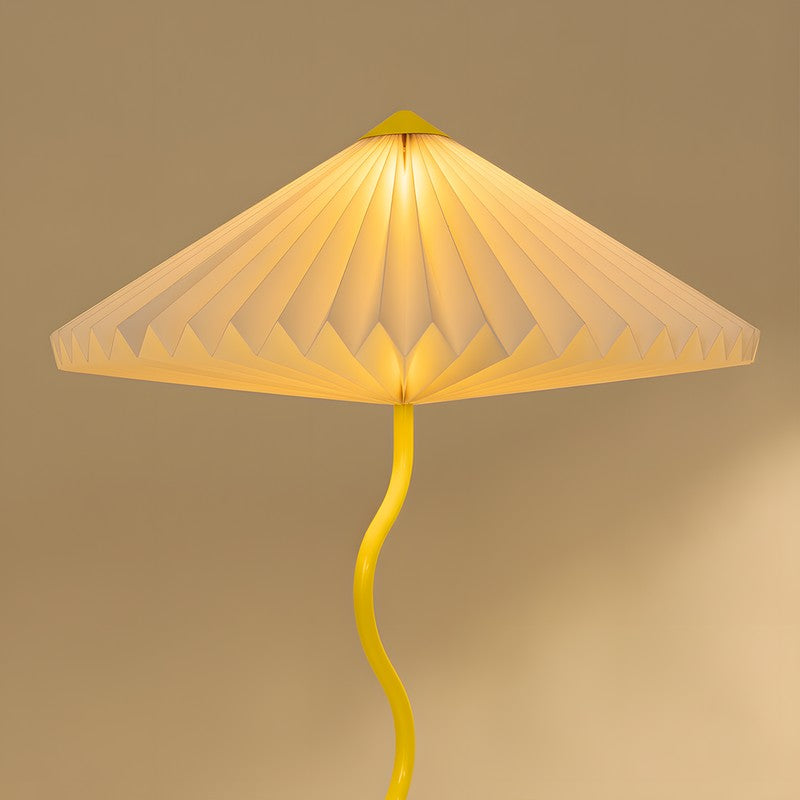 Fig Living Wavy Floor Lamp- Canary Yellow media 4