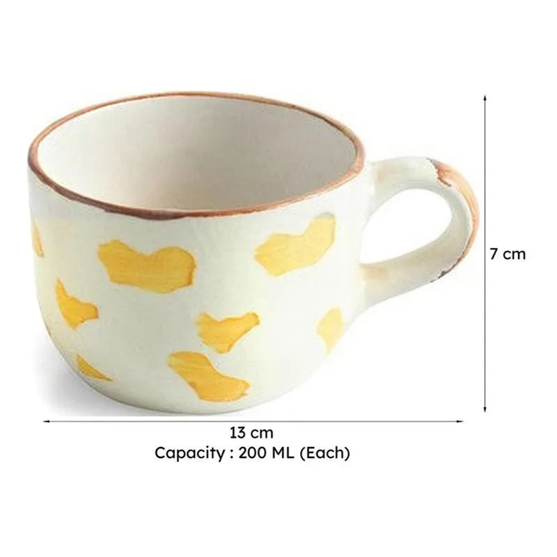 Peek (A - Boo Ceramic Tea Cup (200 Ml Each) - Set Of Two media 8