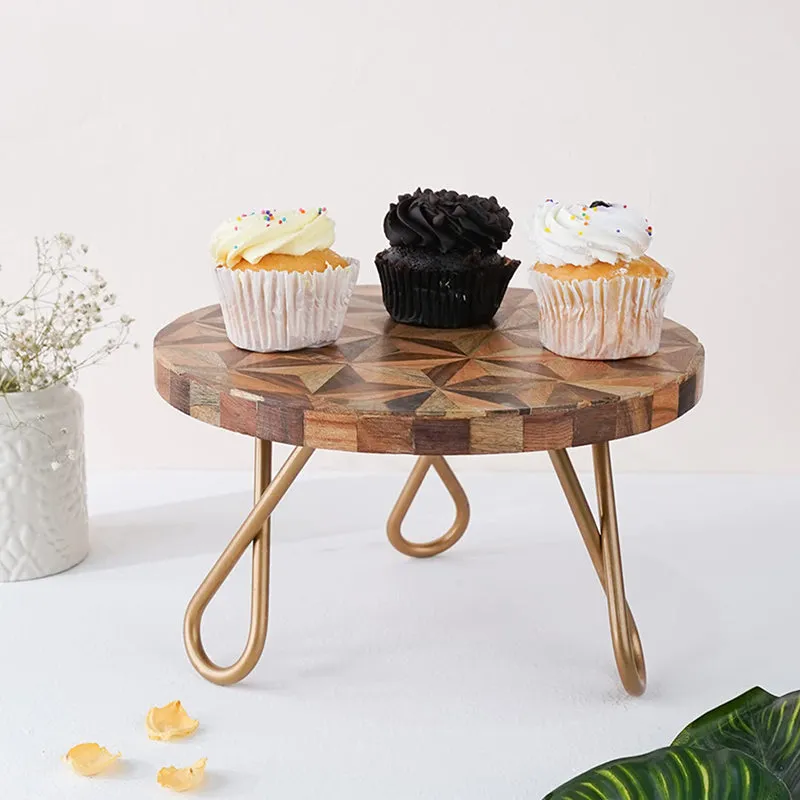 Tierli Twist Cake Stand - Gold media 3