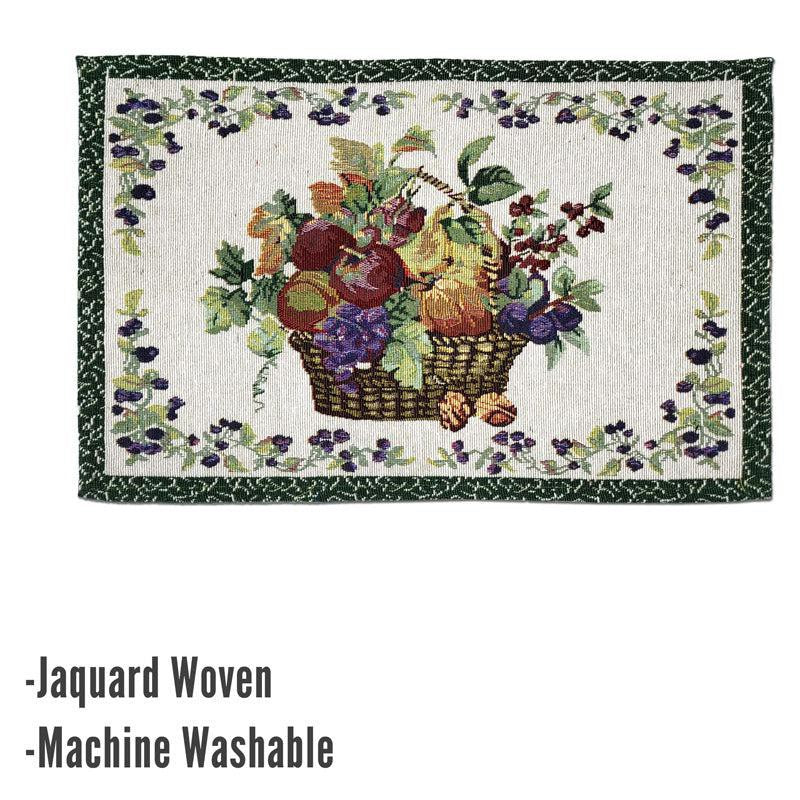 Magne Jacquard Woven Placemat With Runner - Seven Piece Set media 3