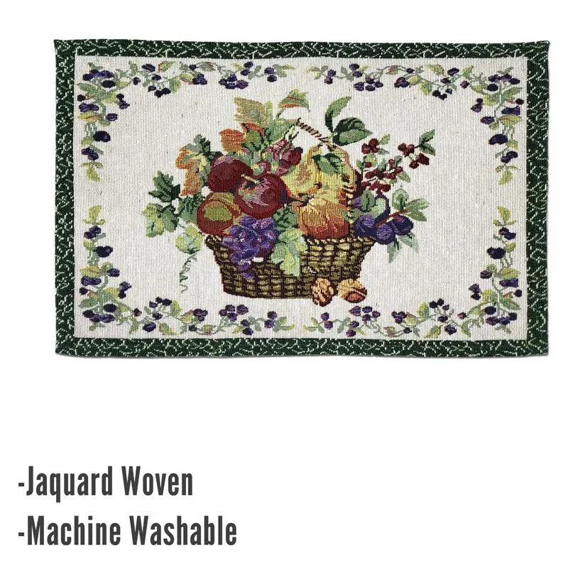 Magne Jacquard Woven Placemat With Runner - Seven Piece Set media 3