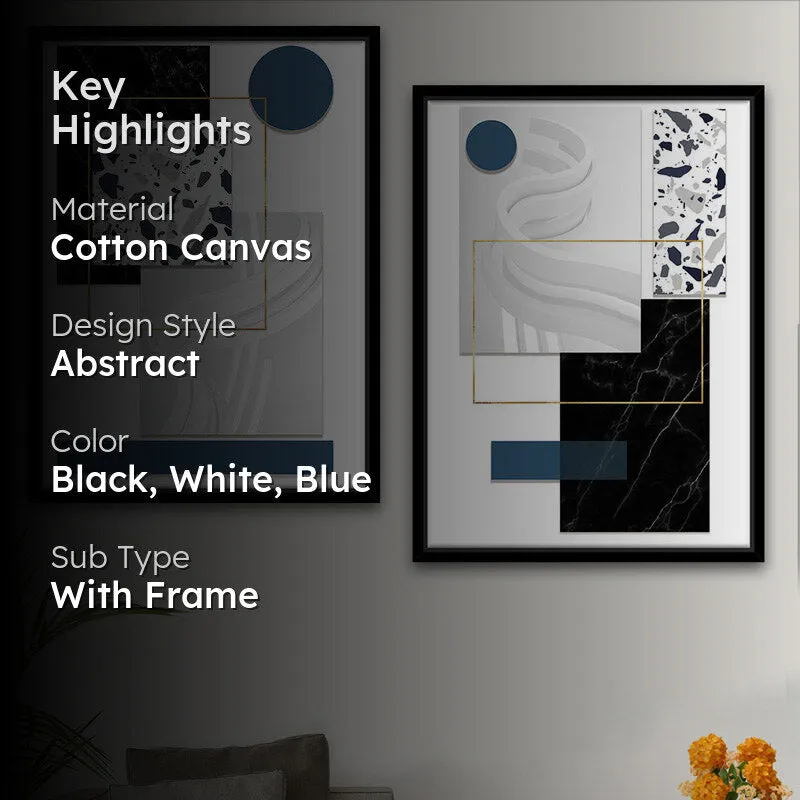 Posie Abstract Wall Art - Set Of Two media 2