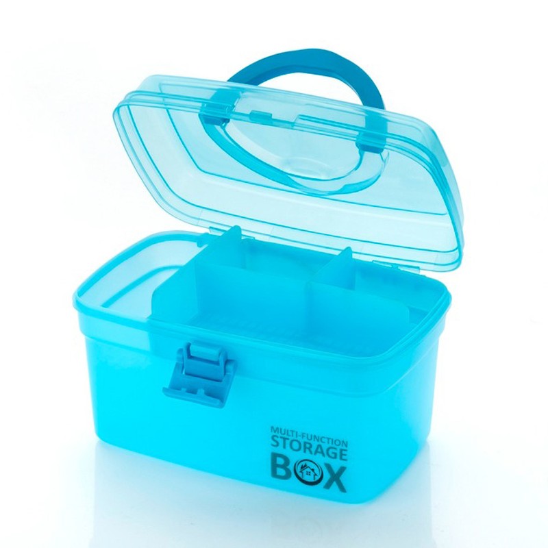 SnapLock Plastic Storage Box - Blue media 4