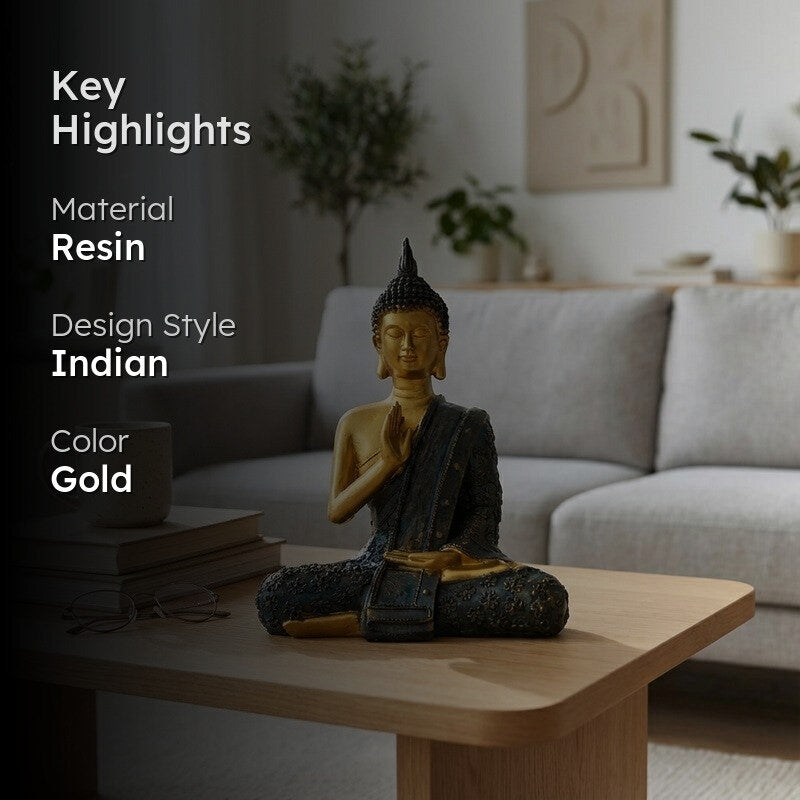 Artisan Zen Buddha Idol media 2