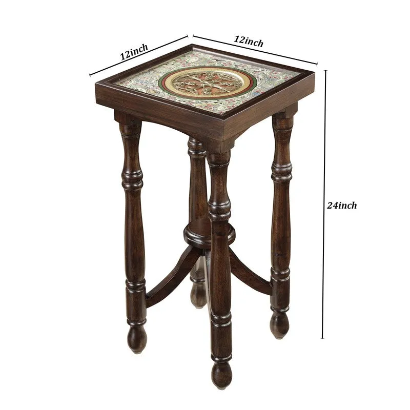 Sera Teak Wood Side Table media 7