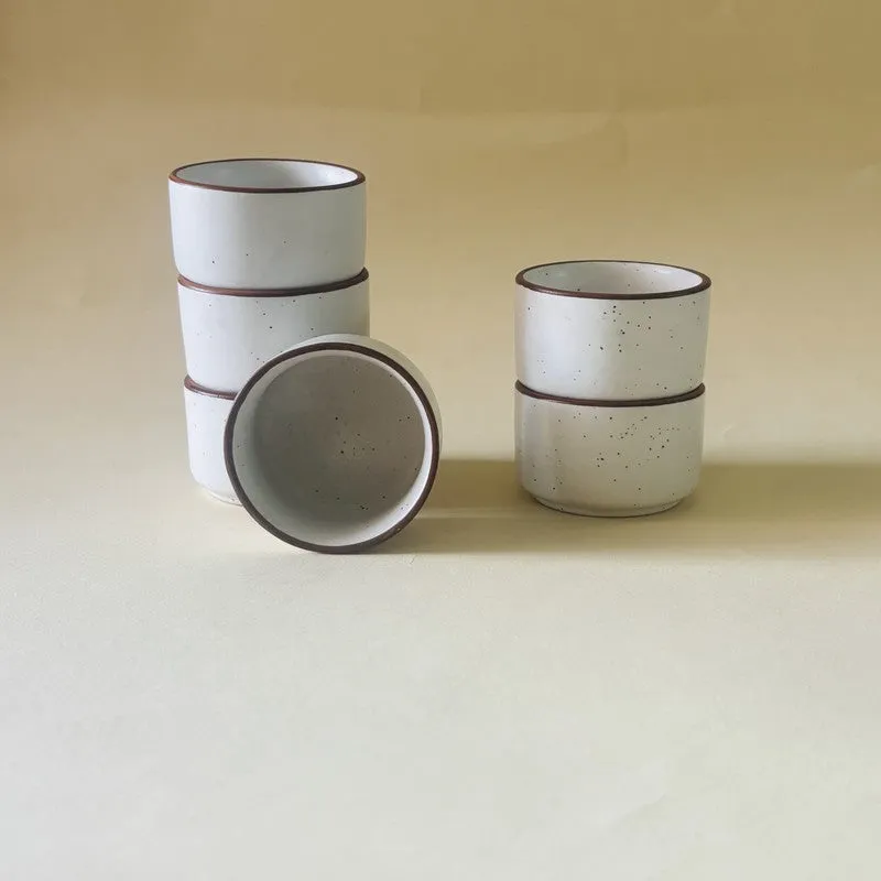 Ceramic Dip Bowls (50 mL Each) - Set of Six media 6