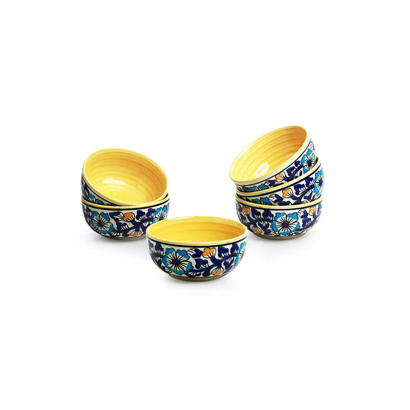 Tulika Ceramic Snack Bowl (220 mL) - Set Of Six media 3