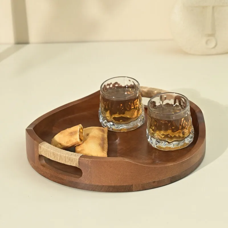 Musa Round Wooden Tray media 8