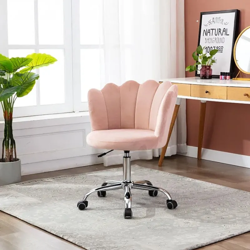 Flexon Metal Office Chair - Pink media 1