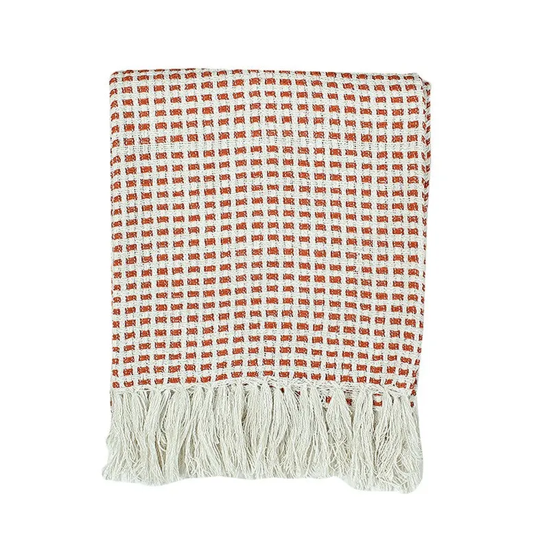 Bohemian-Inspired Throw -Orange media 4