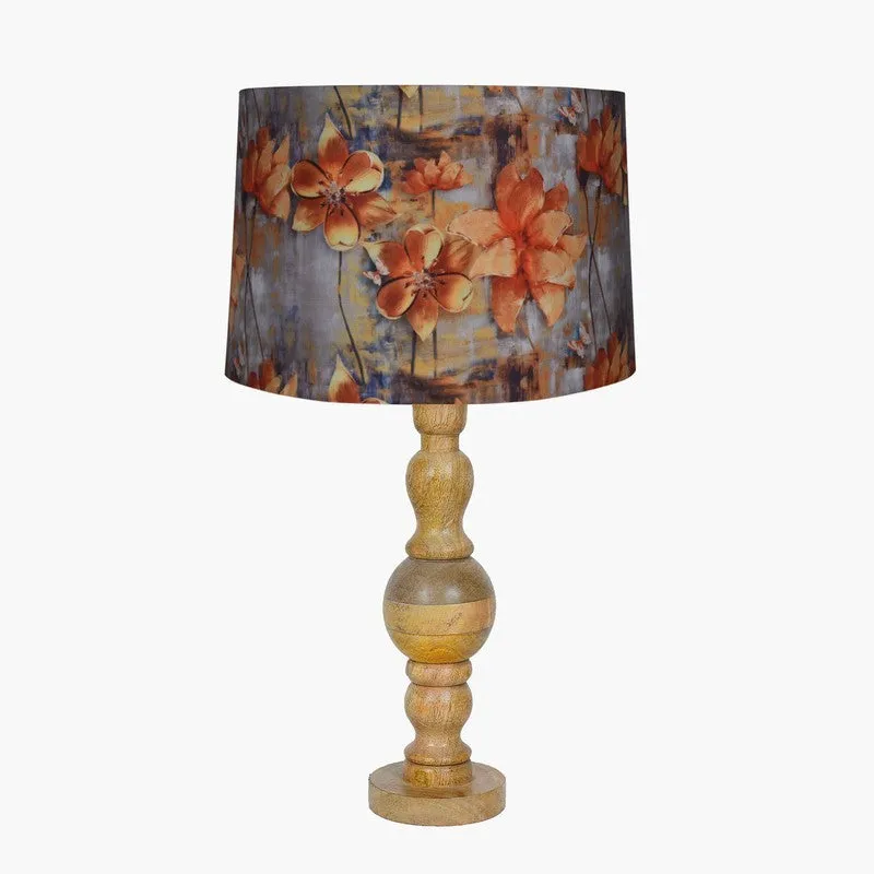 ZenithAura Adjus Wooden Table Lamp - Multicolor media 3