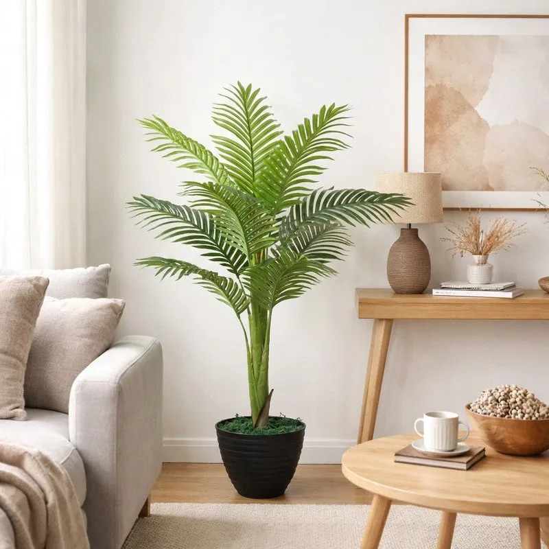 GreenAura Artificial Plant With Black Fiber Pot - 3.6 Feet media 3