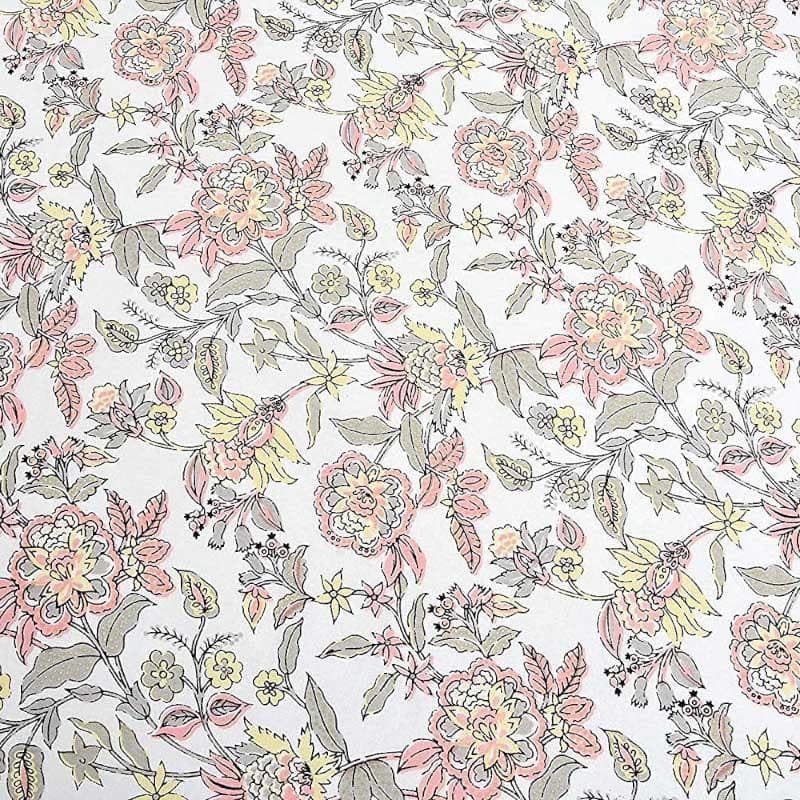 Floral Print Panache Cotton Bedsheet  - 180 TC media 5