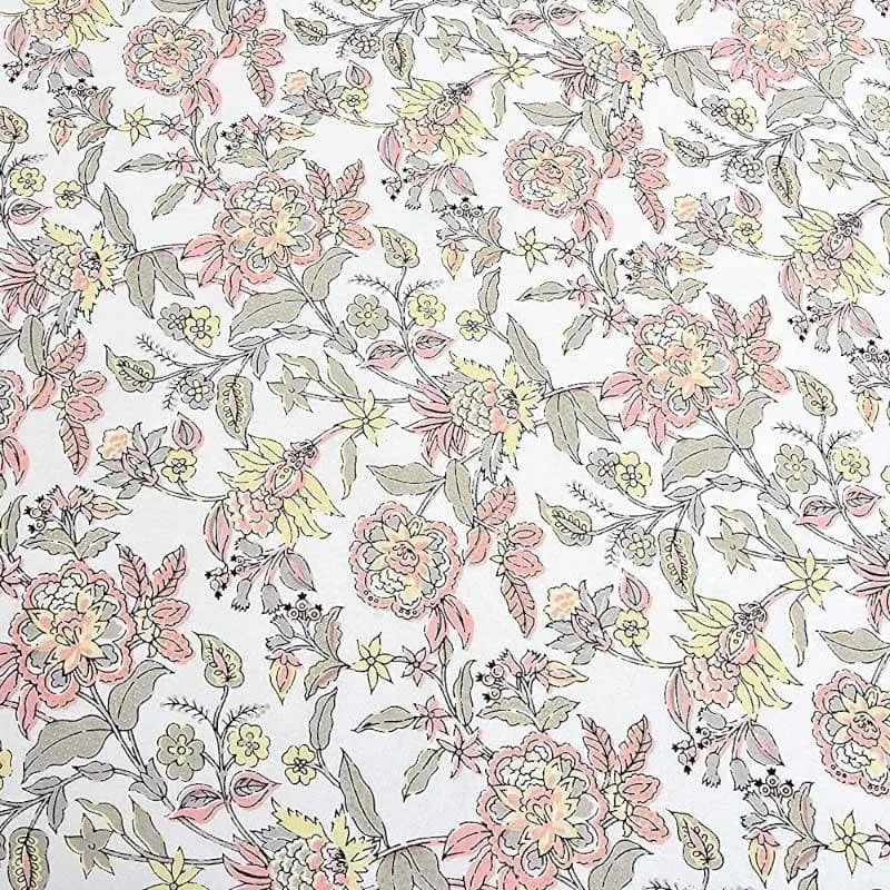 Floral Print Panache Cotton Bedsheet - 180 TC media 5