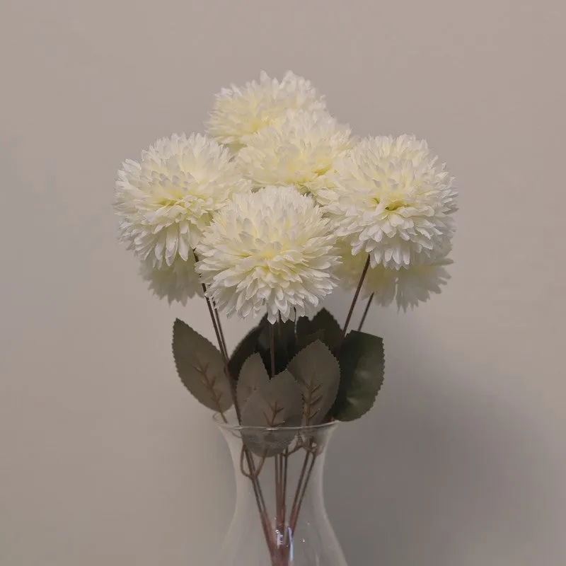 Forever Fresh Artificial Ballmum Bunch - White media 3