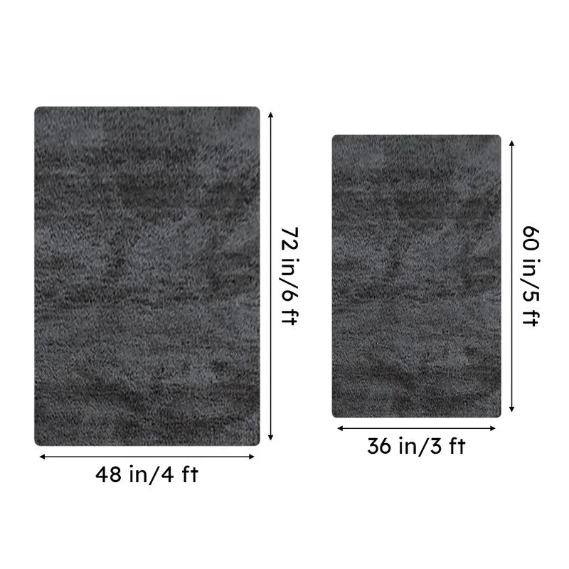 Nuo Luxe Micro Fiber Area Rug - Grey media 8