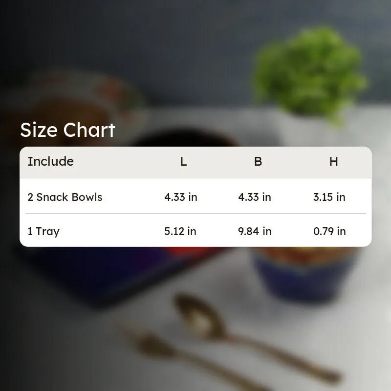 Gleam Snack Bowl with Tray - Three Piece Set media 7
