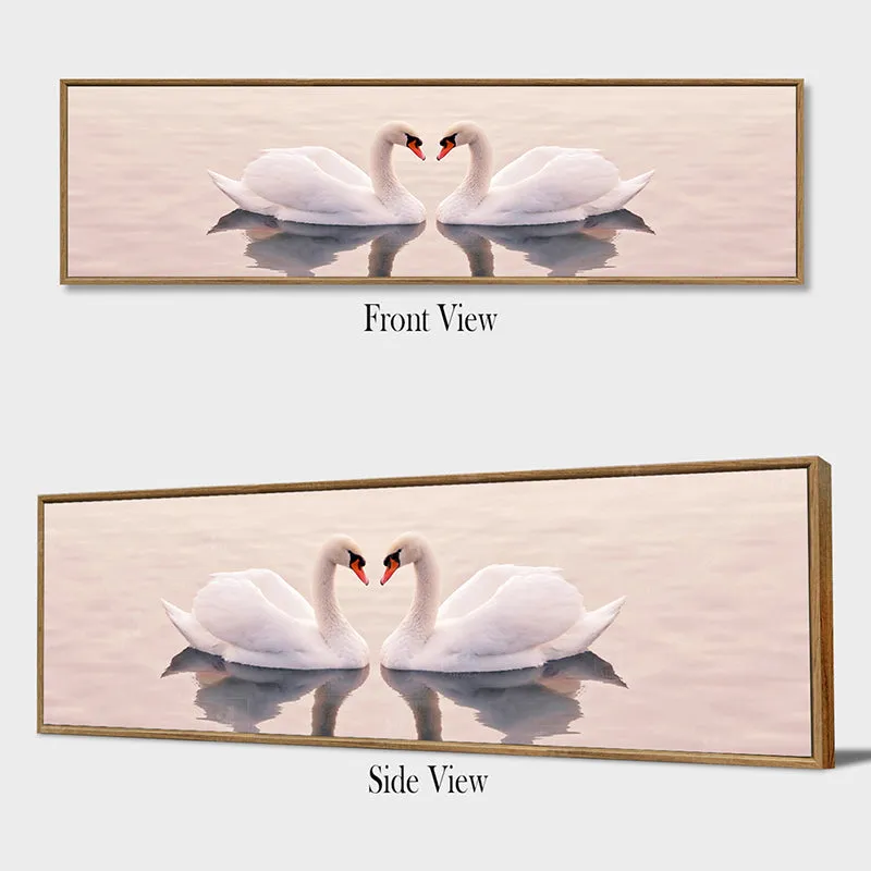 Pair Of Swans Wall Art media 3