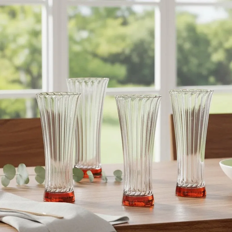 Aurora Shine Beer Glasses (320 mL) - Set Of Four media 1