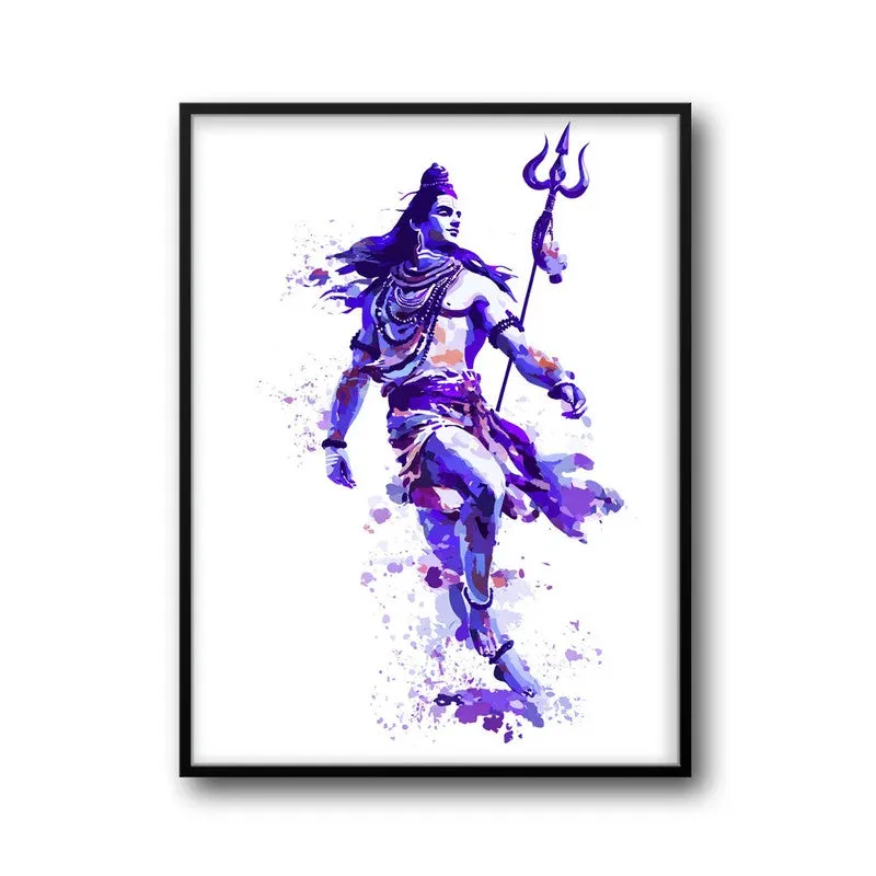 Cosmic Dance Lord Shiva Archival Paper Wall Art media 7