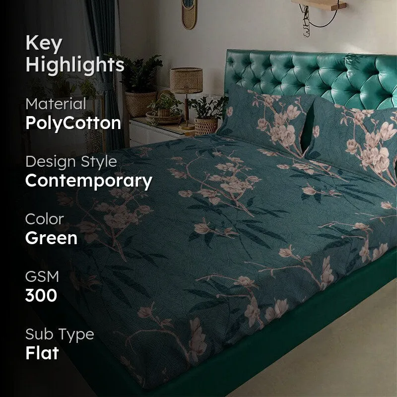 Midnight Weave Bedsheet - 300 GSM media 2