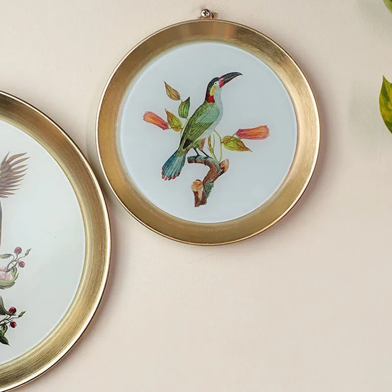 Golden Tale Enamel Iron and Glass Wall Plate media 1