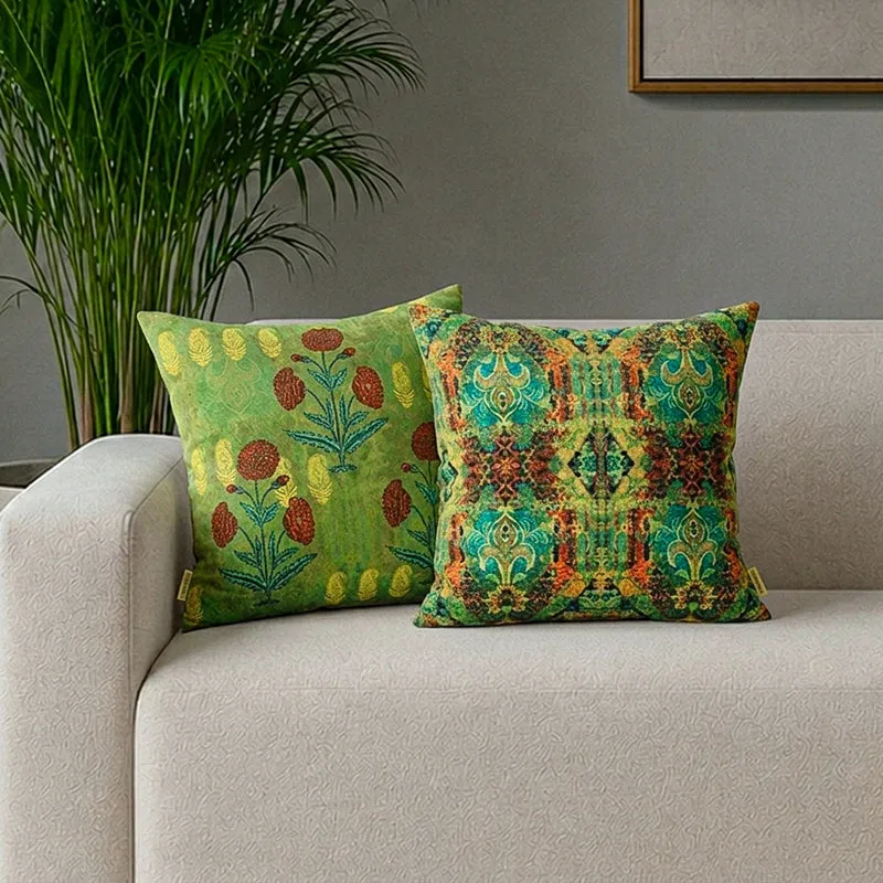 Swayam Floral Muse Cushion Cover - Set Of Two media 1