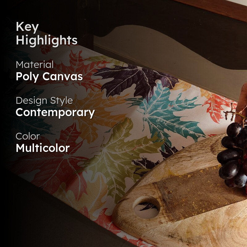 Autumn Lora Poly Canvas Table Runner media 2
