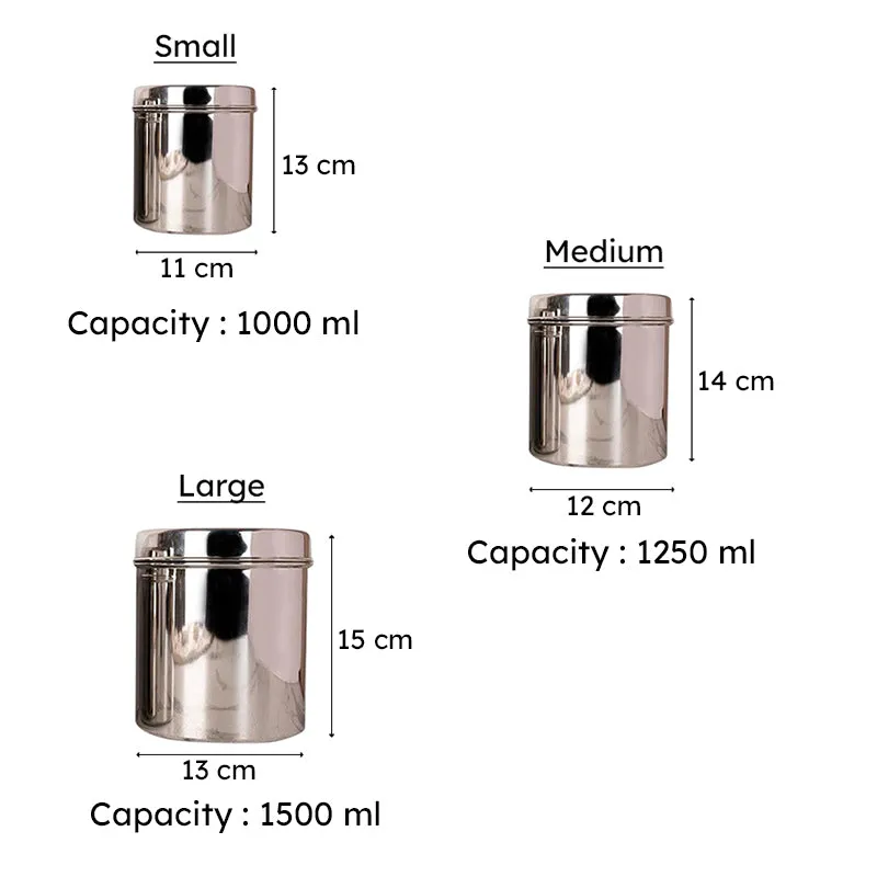 Sevita Storage Container (1000/1250/1500 mL) - Set Of Three media 7