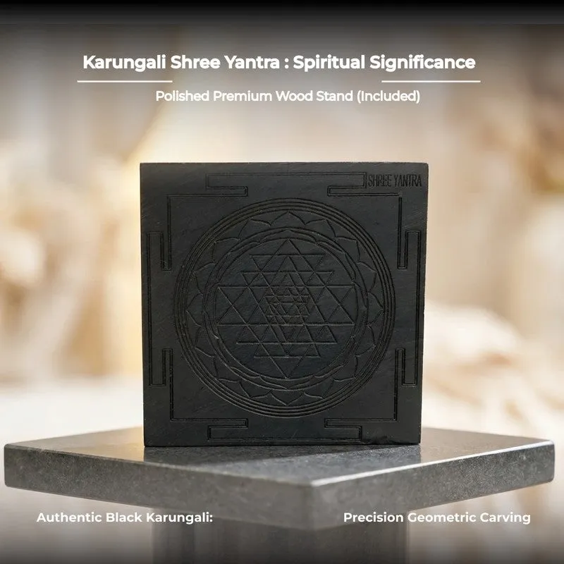 Sacred Shri Yantra Energy Wooden Showpiece media 8