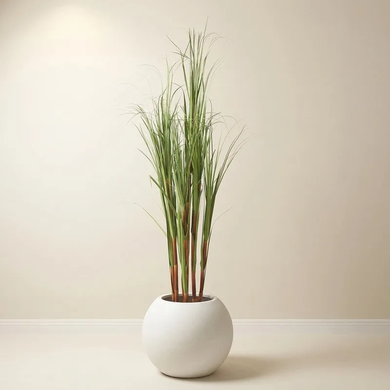 LeafHarmony Artificial Plant With Black Plastic Pot - 5.9 ft media 1