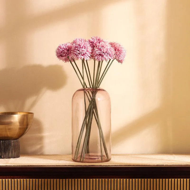Artificial Realistic Chrysanthemum Flower Stick (Lavender) - Set Of Six media 4