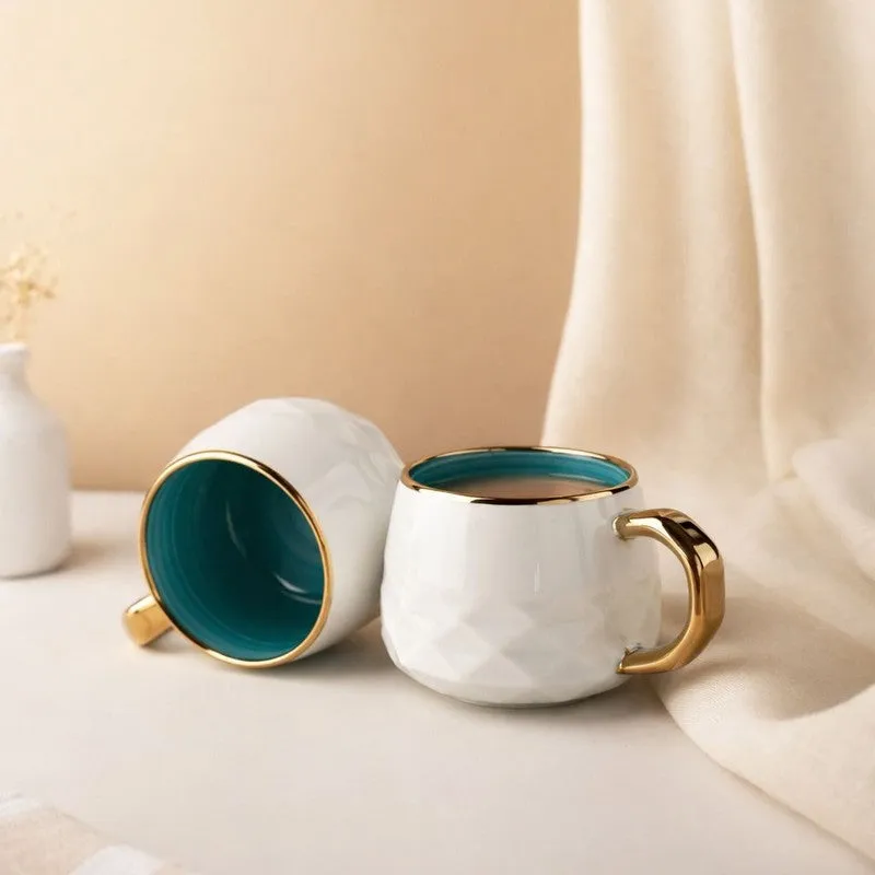 LuxeSip Porcelain Tea Cup (200 mL Each) - Set Of Six media 6