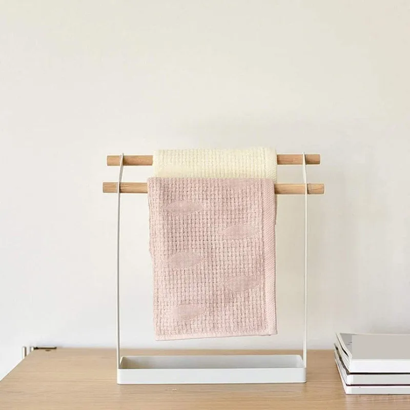 Modern Oakey Steel Towel Hanger media 3