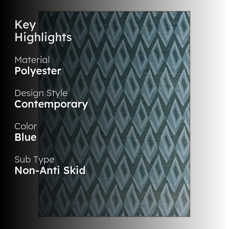 Zephyra Tide Non Anti Skid Carpet media 2