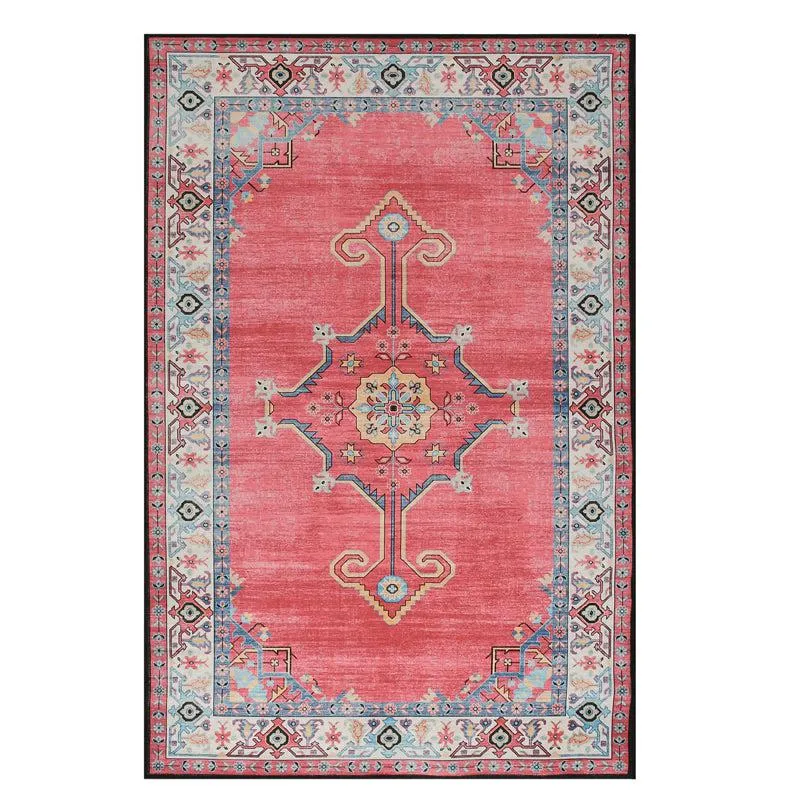 Shiraz Velvet Rectangle Anti-Skid Carpet media 1