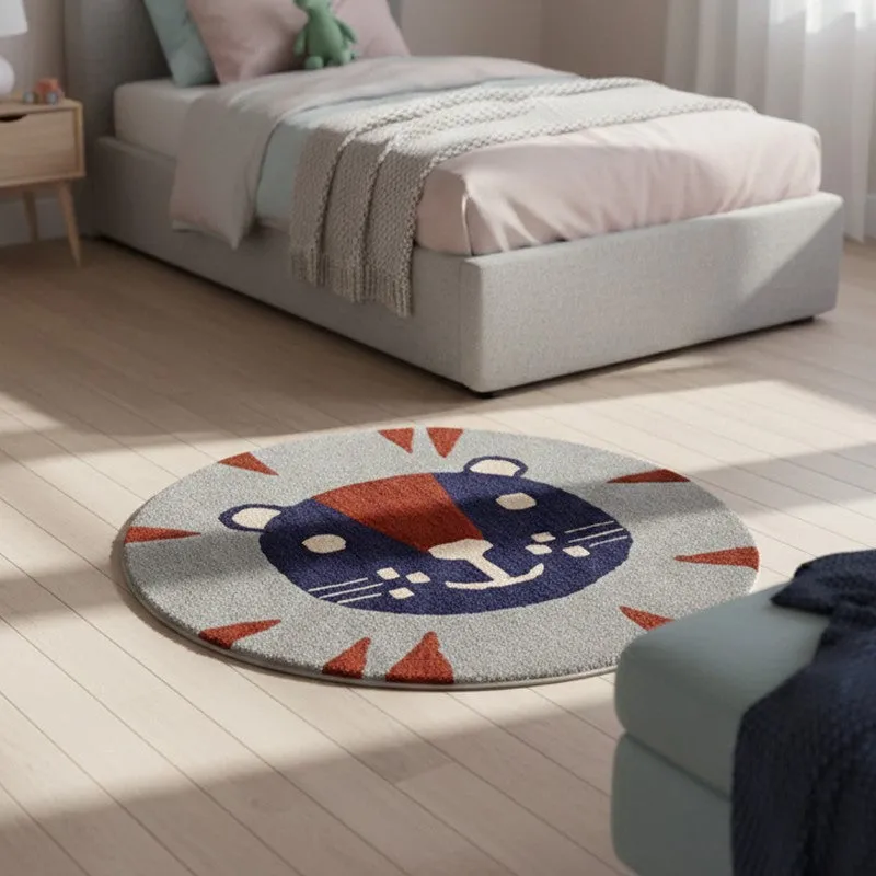 Pride King Wool Carpet - Blue,Maroon media 3