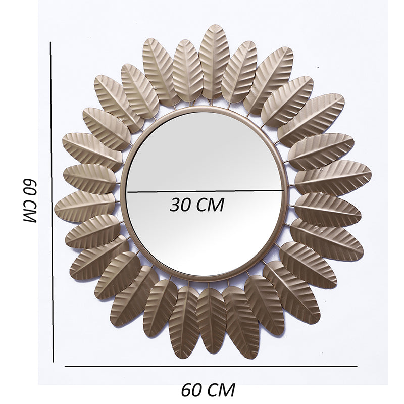 Eleya Bloom Wall Mirror - Gold media 6